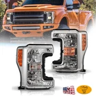 Pair Chrome Headlights 2017 2018 2019 Ford F250/F350/F450/F550 Super Duty New. Price: $211.99.