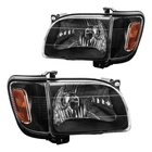 Headlight Assembly For 2001-2004 Toyota Tacoma Halogen Amber Black Housing New. Price: $69.99.