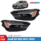 For 2021-2025 Audi SQ5 Left Driver Right Passenger Led Headlight W/o Matrix New. Price: $835.99.
