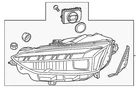 Genuine Audi Composite Headlamp 8W6-941-039-B New. Price: $2718.02.