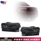 Pair For Jeep Wagoneer 2022-25 Black Led Single Projector Headlight Left & Right New. Price: $689.99.