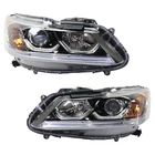 For Honda Accord 2017 Headlights Driver And Passenger Side Pair Clear Lens New. Price: $933.04.