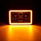 1PC 4X6 Led Headlights Projector H4 Plug For Peterbilt 379 357 Kenworth W900 New. Price: $20.99.