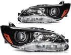 Pair Fits Toyota Camry 2015-2017 Black Housing Headlights Assembly Left + Right New. Price: $85.99.
