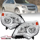 Headlights Fits 2010-2015 Chevy Equinox Lt Ls Halogen Lamps Left+right Assembly New. Price: $97.49.