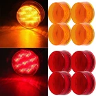 8X Waterproof Clearance Side Marker Red Amber Lights 2" Round W/ 9DIODES Led New. Price: $22.49.