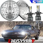 Pair 7" Inch Round Led Headlights Hi/lo Beam Drl Halo Fit Chevy Truck Camaro C10 New. Price: $62.99.