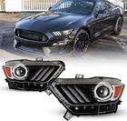Headlight Assembly Fit 2015-2017 Ford Mustang,led Drl Design Repla New. Price: $366.99.