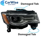 2019-2021 Jeep Grand Cherokee Right Xenon Headlight 68426878AD Non-afs Chrome Used. Price: $249.99.