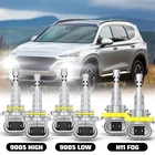 For Hyundai Santa Fe 2019-2020 6X Led Headlight Hi/low+fog Bulbs Combo New. Price: $59.99.