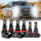 For Chevy Silverado 2500 Hd 2007-2020 Led Headlight High Lo Beam Fog Combo New. Price: $48.99.