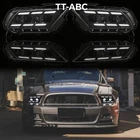 Pair 2010-2014 Ford Mustang Led Projector Headlight Assembly W/animation Drl New. Price: $539.00.