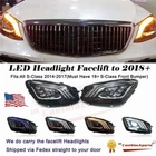 For Mercedes S550 S63 S65 S-class Upgrade 2018-2021 Led Headlight Left Right New. Price: $1550.00.