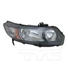 Tyc Headlight Assembly For 10-11 Civic 20-6735-91-9 New. Price: $137.40.