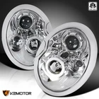 Clear Fits 2002-2006 Mini Cooper Led Halo Projector Headlights Lamp Pair 02-05 New. Price: $207.38.