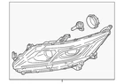 Genuine Mitsubishi Composite Assembly 8301D169 New. Price: $1031.02.