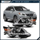 Hid Xenon Headlights Assembly For 2013 2014 2015 Lexus RX350 RX450H W/projector New. Price: $249.99.