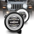 9" Round Dot Led Headlight For Jeep Wrangler Jl Jt Gladiator 2018+ W/ Dual-halo New. Price: $299.99.