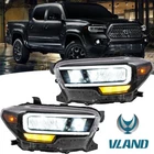 Pair For 2016-2023 Toyota Tacoma Led Drl Reflector Headlights Vland Front Lamps New. Price: $323.99.
