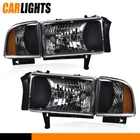 Headlight Lamps Chrome Smoke Lens Corner Fit For 94-02 Dodge Ram 1500 2500 3500 New. Price: $86.69.