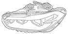 Genuine Bmw Composite Headlamp 63-11-5-A23-585 New. Price: $2527.83.