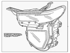 Genuine Gm Headlamp Assembly 86308366 New. Price: $1137.58.