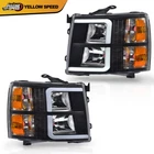 Fit For 2007-2013 Chevy Silverado Led Drl Tube Headlights Headlamps Left+right New. Price: $125.99.