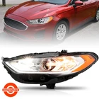 Left Halogen Headlight 2017-2020 Ford Fusion W/drl Led Lighting Driver Lh New. Price: $90.96.