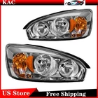 Pair Headlight Assembly For 2004-2008 Chevrolet Malibu Halogen Clear Chrome New. Price: $77.49.