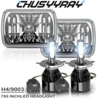 For Isuzu Pickup I-mark Pair 7X6 5X7 Inch Led Headlights Chrome High-low Beam New. Price: $67.99.