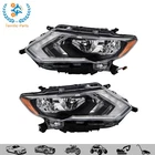 Halogen Headlights For 2017 2018 2019 Nissan Rogue Left+right W/led Drl Chrome New. Price: $122.83.