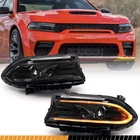 Pair Halogen Headlights W/ Switchback Led Drl For Dodge Charger V6 Sxt 2022-2025 New. Price: $273.10.