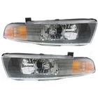 Headlights Set Halogen Fits 2002-2003 Mitsubishi Galant New. Price: $151.98.