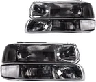 Kax Headlight Assembly For Silverado 1500/2500/3500/1500 HD/2500 Driver An... New. Price: $128.30.