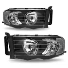 For 2002 2003 2004 2005 Dodge Ram 1500 2500 3500 Headlight Black Clear Headlamp New. Price: $61.99.