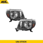 Headlight Assembly For 07-11 Toyota Tacoma Halogen Black Housing Amber Reflector New. Price: $101.99.