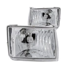 Anzo 111049 Pair Of 2 Chrome Crystal Headlights For 98-01 Nissan Frontier Xterra New. Price: $123.04.