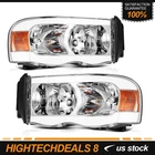 Left+right For 2002-2005 Dodge Ram Front Headlights Assembly New. Price: $159.99.