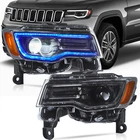 Vland Pair Led Headlights Projector For Jeep Grand Cherokee 2014-2022 Sequential New. Price: $355.49.