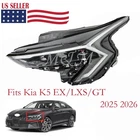 For 2025-26 Kia K5 Ex Lxs Gt Left Driver Side Led Headlight Assembly 92101-L2550 New. Price: $401.69.