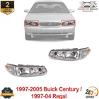Headlights Halogen Assembly Lh & Rh For 1997-2005 Buick Century / 1997-04 Regal New. Price: $144.45.