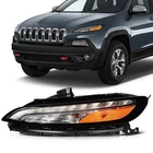 Scitoo Left Driver Side Headlight For 2014-2018 Jeep Cherokee 2.4L 3.2L Black New. Price: $92.99.