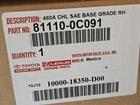 2016 Toyota Tundra Oem Headlight Passenger Right Side Without Leveling New. Price: $100.00.