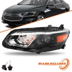 Headlight Headlamp For 2016 2017 2018 Chevy Chevrolet Malibu Halogen Left Driver New. Price: $54.99.