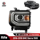 For 2016-2018 Gmc Sierra 1500 Hid/xenon Headlight W/ Led Drl Right Passenger New. Price: $116.99.