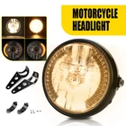 Universal 7" Motorcycle Headlight Amber Led Turn Signal Indicators With Bracket New. Price: $27.54.