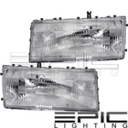 Left Right Pair Head Lamps For 89-94 Chrysler Lebaron Dodge Spirit Acclaim New. Price: $84.11.
