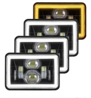 Braveway 4X6 Headlights With White/amber Halo, Sealed Beam New. Price: $65.00.