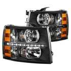 For Chevy Silverado 2500 Hd 07-14 Lumen Black Euro Headlights Parking Leds New. Price: $153.08.