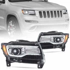 Chrome Led Projector Headlights For 2011-2013 Jeep Grand Cherokee Front Lamps New. Price: $310.49.